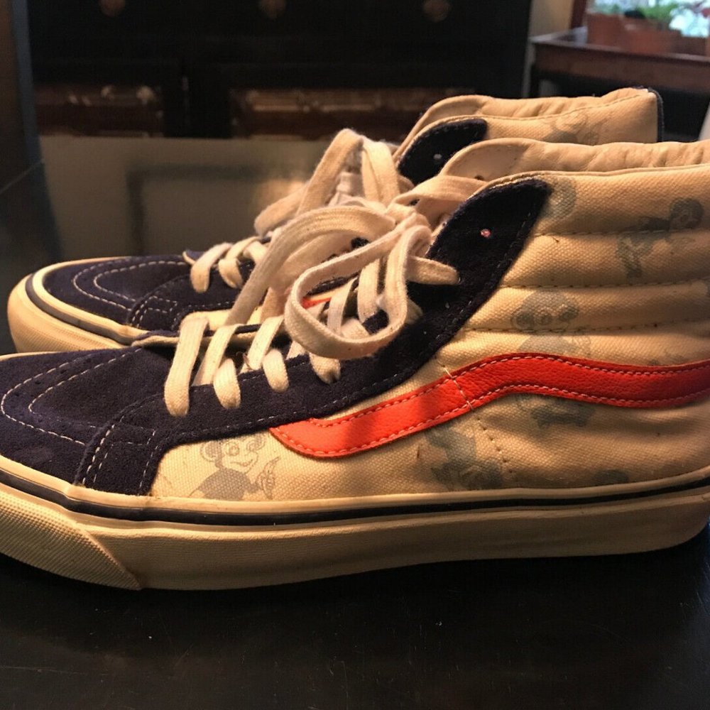 Taka Hayashi x Vans Vault Spring 2014 SK8 Monkey Hi Tops Eclipse Size 8.5 Mens